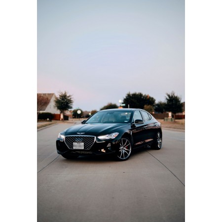 Hyundai Genesis Sedan Black 24"x36" Photographic Print Poster