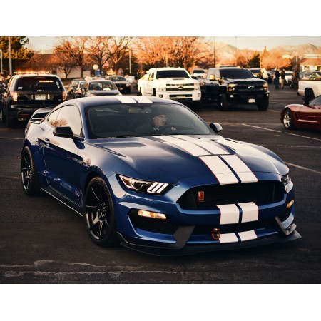 2020 Ford Mustang Shelby GT500 24"x18" Photo Print Poster