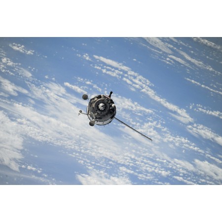 Satellite Flying On Space 24"x16" Photographic Print Poster
