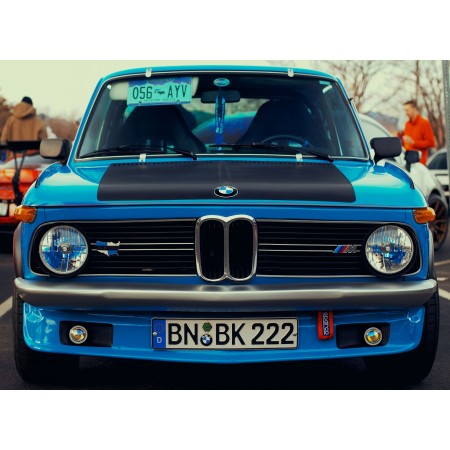 Blue Bmw M3 Coupe old timer 24"x18" Photo Print Poster