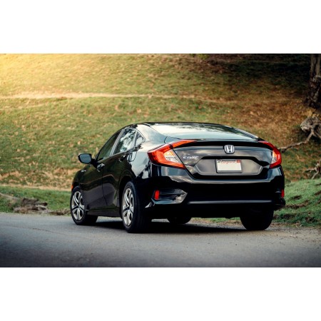 Black Honda Sedan On Road 24"x16" Photographic Print Poster