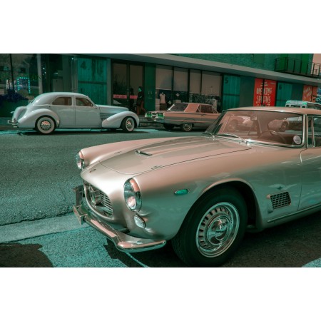 Old Vintage Vehicles on the street 24"x16" Photo Print Poster