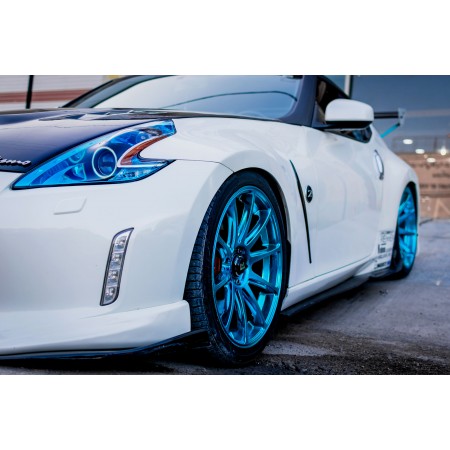 White Nissan Coupe 24"x16" Photographic Print Poster