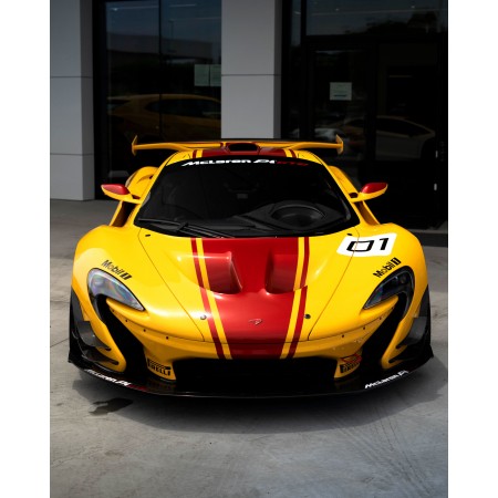 Red Yellow Ferrari F1 Race Car 24"x30" Photo Print Poster