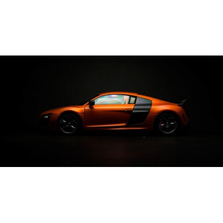 Orange And Black Luxury Car 24"x12" Photographic Print Poster