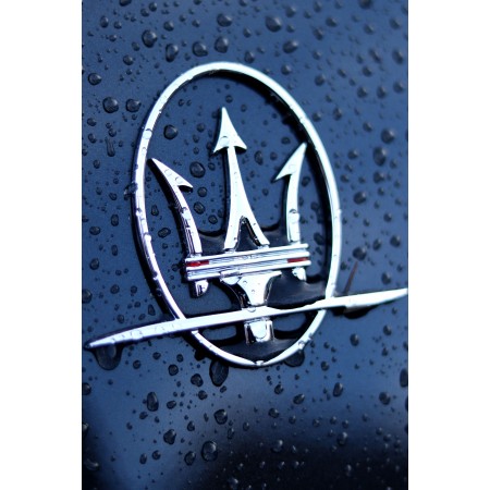 Maserati Emblem 24"x36" Photographic Print Poster