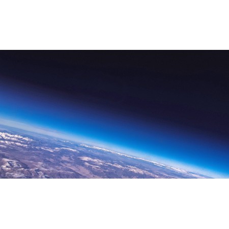 Outer Space Photography Of Earth 24"x14" Photographic Print Poster
