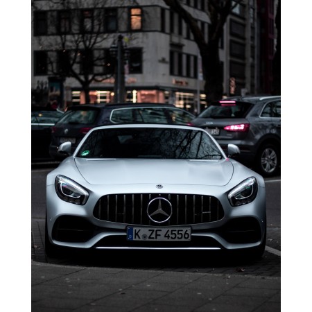 Gray Mercedes-Benz Car 24"x30" Photographic Print Poster