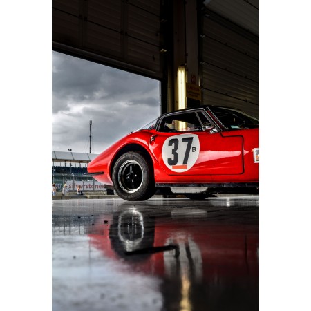 Classic Red Super Sport Race Car 24"x36" Photo Print Poster