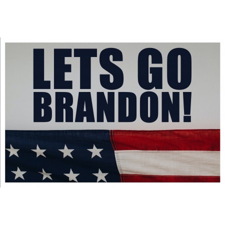 36x24in Poster Let's Lets Go Brandon Funny Joe Biden Poster