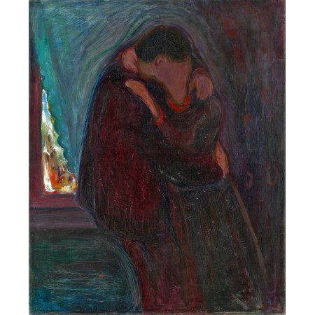 24x29in Poster Edvard Munch The Kiss