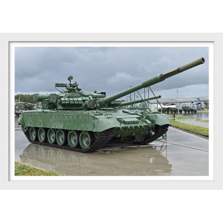 Russian Battle Tank Photographic Print Poster Military Art T-80BV art print