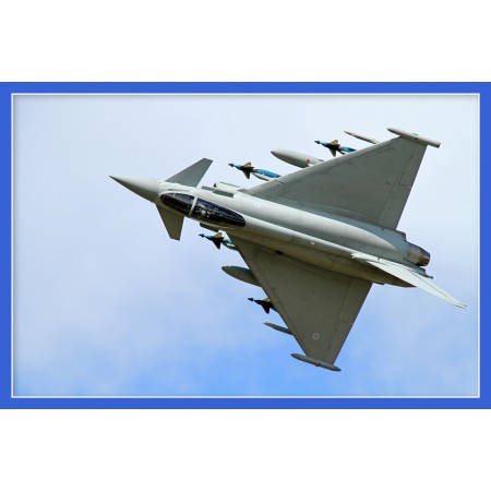 Eurofighter Typhoon Photographic Print Poster Military Art Posters FGR4 Art Print photo