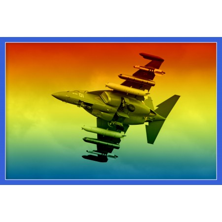 Yak-130 Photographic Print Poster Military Art Posters Yakovlev subsonic two-seat advanced jet trainer and light fighter. Art Print