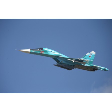 Jet SU-35S Photographic Print Poster Military Art Posters Russian Fighter Art Print photo with 3D Frame Effect
