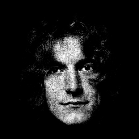 Led Zeppelin 24"x24" Art Print Poster Rock Stars Robert Plant