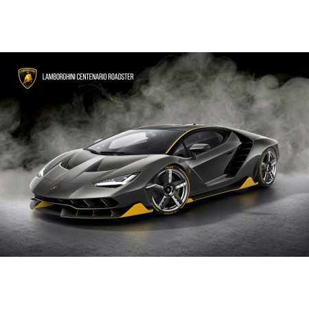 Centenario Roadster Photographic Print Poster Luxury Sports Cars Front