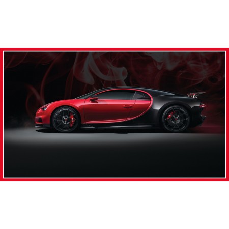 Bugatti Chiron 41"x24" Photographic Print Poster The Luxurious Super Sports Car art print