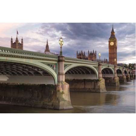 Westminster Bridge Large Poster World's Most Incredible Bridges and Palace of Westminster