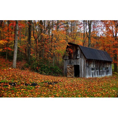 country barn Photographic Print Poster The World's Most Incredible Scenery Autumn Virginia