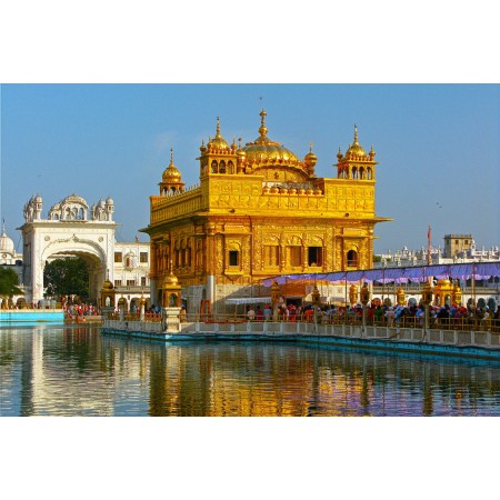 Sarovar and The Golden Temple Photographic Print Poster The World's Most Incredible Cities Art Print Photo