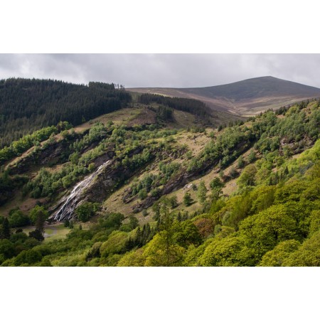 Powerscourt Deerpark Photographic Print Poster The Ireland's Most Incredible Scenery Waterfall Art Print photo