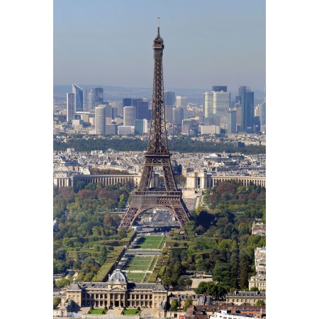Eiffelturm und Marsfeld Photographic Print Poster Most Beautiful Places in France Paris Art Print