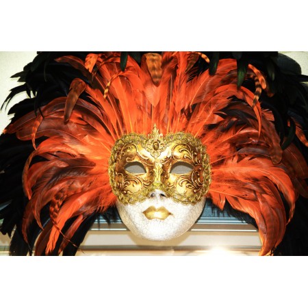 Maschera di Carnevale Photographic Print Poster Most Beautiful Places in Italy Venetian Carnival Mask - Art Print photo