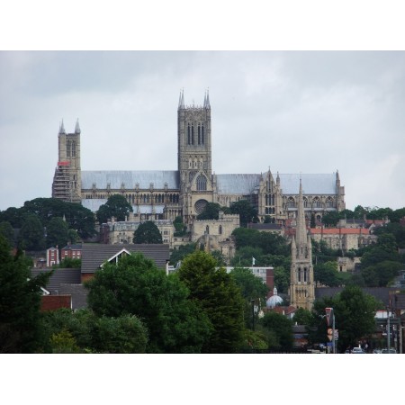 Lincoln Cathedral Photographic Print Poster Most Beautiful Places in Great Britain Art Print
