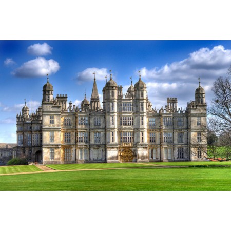 Burghley House Large Poster Most Beautiful Places in Great Britain