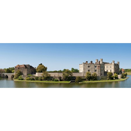 Leeds Castle Photo 24"x70" Photographic Print Poster Most Beautiful Places in Great Britain 