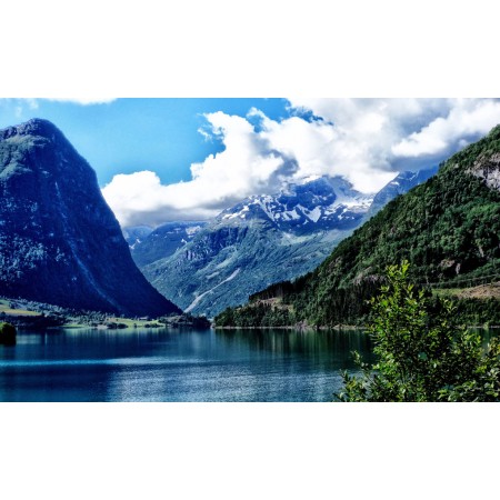 Gateway to the Norwegian Fjords Photographic Print Poster Most Beautiful Places in Norway 