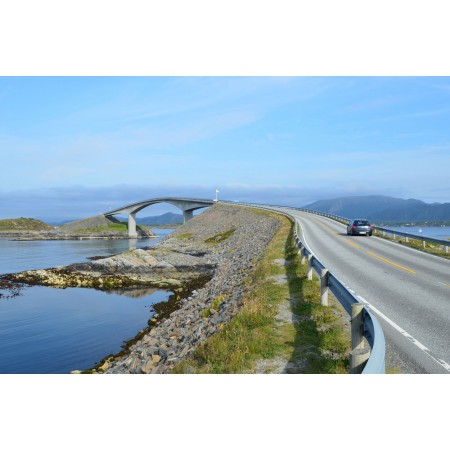 The North Atlantic Road, Photographic Print Poster Most Beautiful Places in Norway Art Print