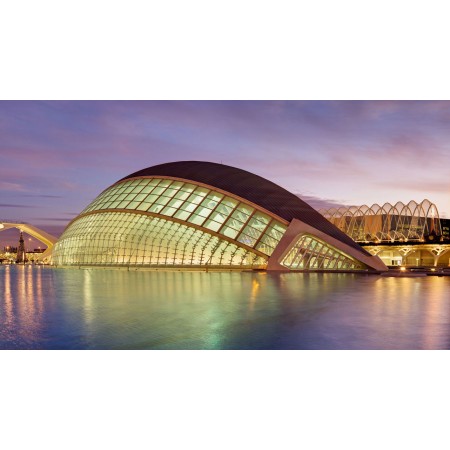 Hemispheric Valencia 24"x43" Photographic Print Poster Most Beautiful Places in Spain