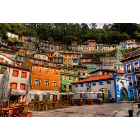 Cudillero Photographic Print Poster Most Beautiful Places in Spain, Espania