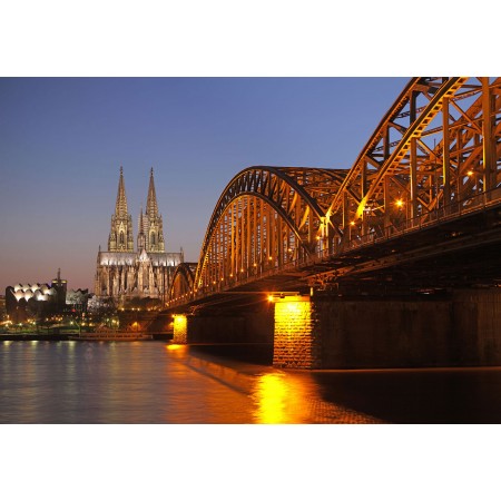 Hohenzollernbrcke Keln Photographic Print Poster Most Beautiful Places in Germany Art Print Deutschland