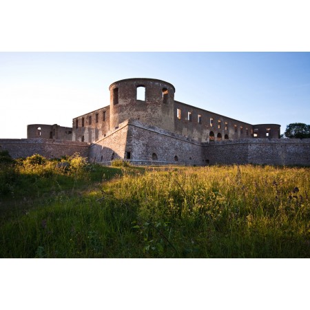 Borgholm Castle Ruin Photographic Print Poster Most Beautiful Places in Sweden, Sverige
