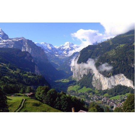 Jungfrau Region Photographic Print Poster Most Beautiful Places in Switzerland