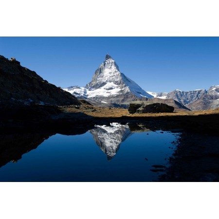 Matterhorn Herbst Photographic Print Poster Most Beautiful Places in Switzerland