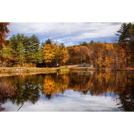 New Hampshire Autumn Scenery Pictures Photographic Print Art Print Poster Autumn in 