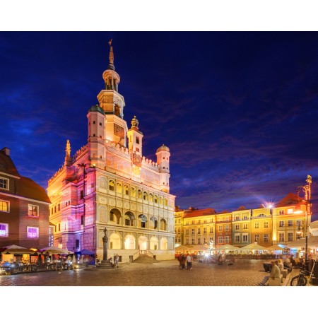 Ayuntamiento 24"x30" Photographic Print Poster Most Beautiful Places in Poland, Poznan, Polonia Art Print Photo