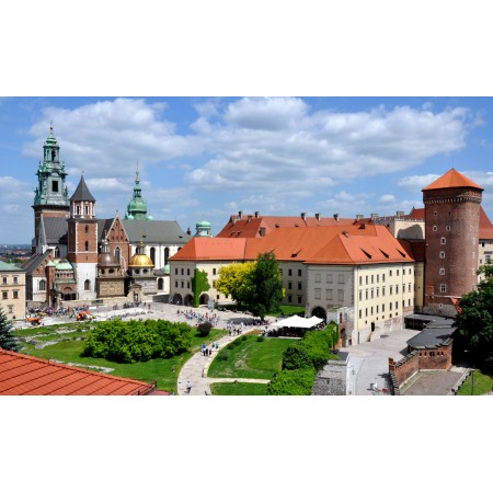 Wawel Castle, Photographic Print Poster Most Beautiful Places in Poland Art Print Photo central Krakow