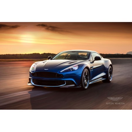Aston Martin, Photographic Print Poster Luxury Sports Cars - Vanquish S5