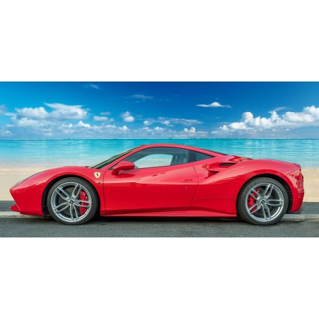 2018 Ferrari 488 GTB Photographic Print Poster 24"x49" Luxury Sports Cars - EXTREME SPORTINESS Art Print 