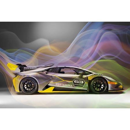 Lamborghini Photographic Print Poster Luxury Spots Cars - Huracan Super Trofeo Evo Art Print Photo