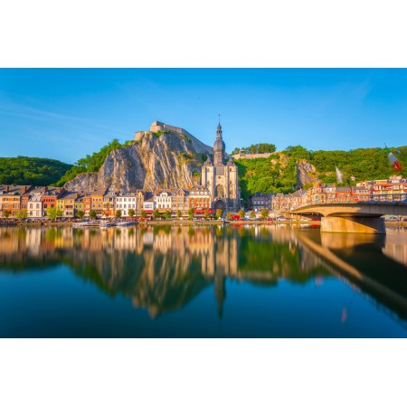 The Citadel of Dinant  Photographic Print Poster Most Beautiful Places in Belgium Gothic Belgique