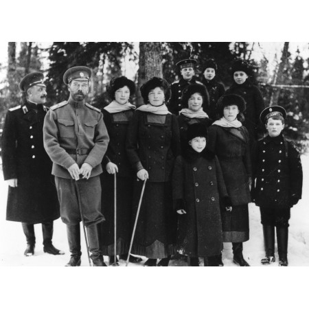History of Russia Photographic Print Poster 24"x33" Nicholas II with his children and nephews