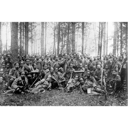 Historical photographs Photographic Print Poster. Russian soldiers before the attack 1916 ww1