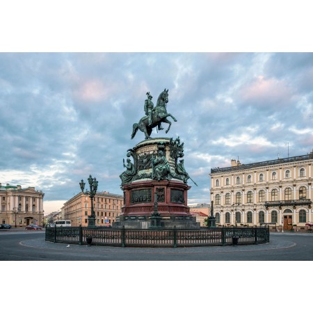 Saint Petersburg Art Print Poster The World's Most Incredible Cities - Monument to Nicholas I of Russia