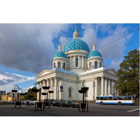 The Trinity Cathedral Art Print Poster The World's Most Incredible Cities - Saint Petersburg